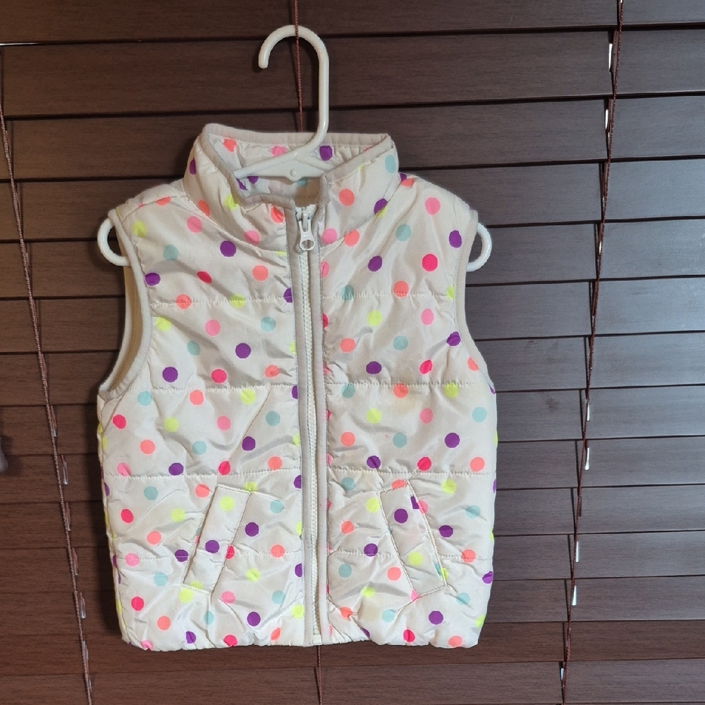 The Children's Place Polka Dot Puffer Vest